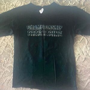 Anvil Black Graphic Tee-Champion